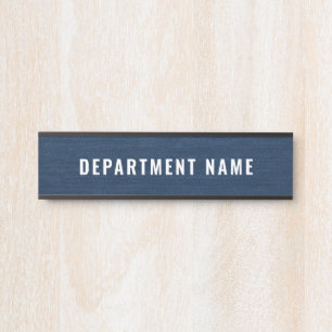 Porte-nom Pour Porte Panneau de porte avec nom du département