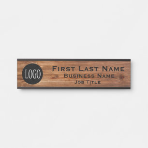 Porte-nom Pour Porte Panneau de porte de bureau avec logo de votre entr