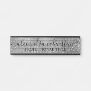 Porte-nom Pour Porte Panneau de porte de bureau de votre entreprise Fau