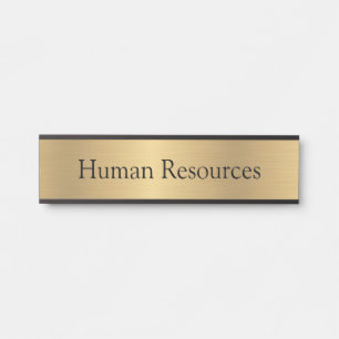 Porte-nom Pour Porte Panneau de porte de bureau des ressources humaines