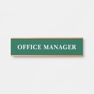 Porte-nom Pour Porte Panneau de porte de bureau professionnel moderne