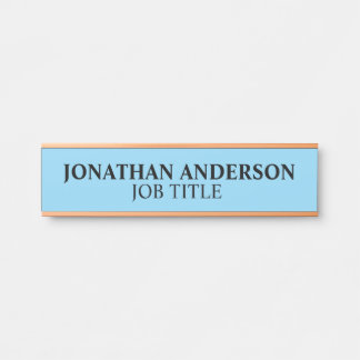 Porte-nom Pour Porte Panneau de porte de bureau professionnel moderne