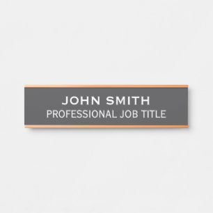 Porte-nom Pour Porte Panneau de porte de bureau professionnel moderne P