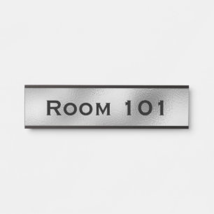 Porte-nom Pour Porte Panneau de porte de numéro de chambre Salle argent