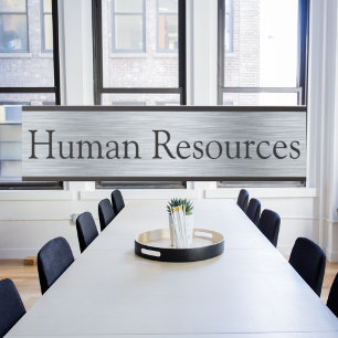 Porte-nom Pour Porte Panneau de porte du bureau des ressources humaines