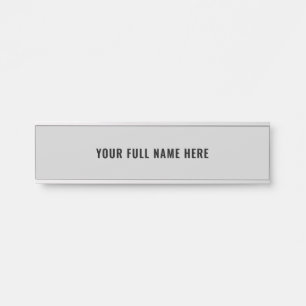 Porte-nom Pour Porte Panneau de porte personnalisé avec votre nom, vos