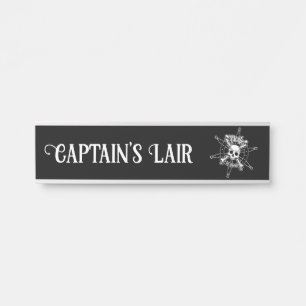 Porte-nom Pour Porte Panneau de porte pirate