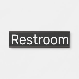 Porte-nom Pour Porte Panneau de salle de bain suspendu à la porte Plaqu