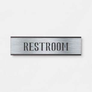 Porte-nom Pour Porte Panneau de signalétique de porte de salle de bain