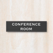 Porte-nom Pour Porte Panneau Salle de conférence (Devant)