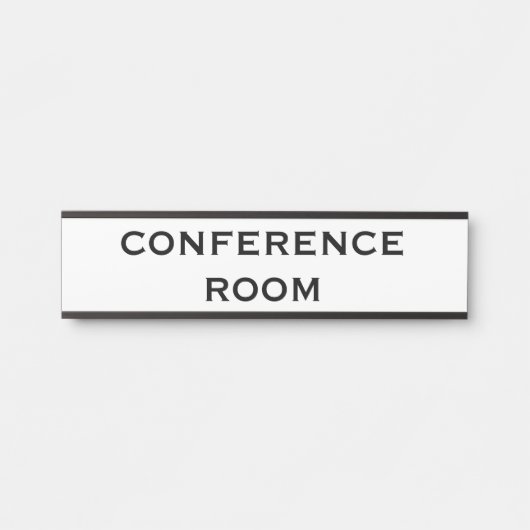 Porte-nom Pour Porte Panneau Salle de conférence (Devant)