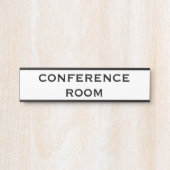 Porte-nom Pour Porte Panneau Salle de conférence (Devant)