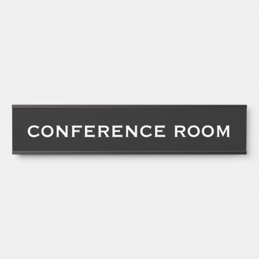 Porte-nom Pour Porte Panneau Salle de conférence (Devant)