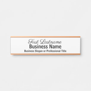 Porte-nom Pour Porte Panneaux de porte de bureau Classique Moderne Sign