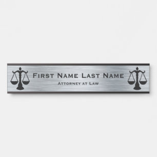 Porte-nom Pour Porte Panneaux de porte pour avocat en droit Panneau d'a
