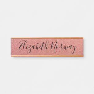 Porte-nom Pour Porte Parties scintillant