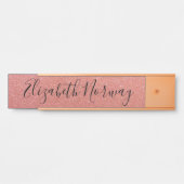 Porte-nom Pour Porte Parties scintillant (Devant)