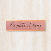 Porte-nom Pour Porte Parties scintillant (Devant)