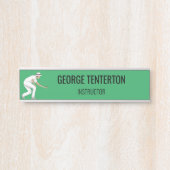 Porte-nom Pour Porte Pelouse Bowls (Devant)