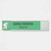 Porte-nom Pour Porte Pelouse Bowls (Devant)