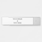 Porte-nom Pour Porte Personalized Custom Your Own Photo & Text (Devant)