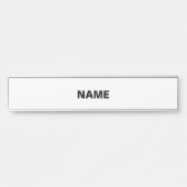 Porte-nom Pour Porte Personnaliser ou Customiser (Devant)