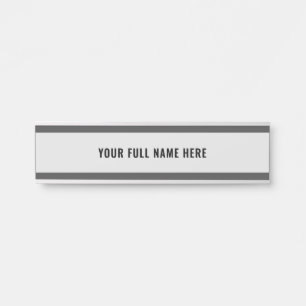 Porte-nom Pour Porte Personnaliser votre nom Porte Signer Choisir les c
