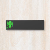 Porte-nom Pour Porte Petit méchant diable (Devant)