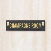 Porte-nom Pour Porte Pièce de Champagne (Devant)