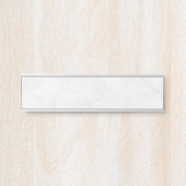 Porte-nom Pour Porte Pierre de luxe abstraite fluide Agate & Texture de (Devant)
