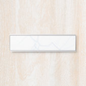 Porte-nom Pour Porte Pierre de luxe abstraite fluide Agate & Texture de (Devant)