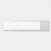 Porte-nom Pour Porte Pierre de luxe abstraite fluide Agate & Texture de (Devant)