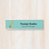 Porte-nom Pour Porte Planche à voile (Devant)