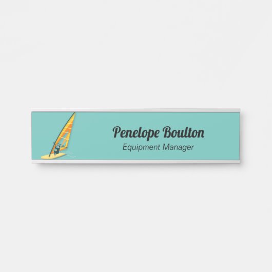 Porte-nom Pour Porte Planche à voile (Devant)