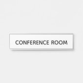 Porte-nom Pour Porte Plat de porte "de salle de conférence" (Devant)