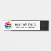 Porte-nom Pour Porte Porte de bureau professionnelle moderne signe votr (Devant)