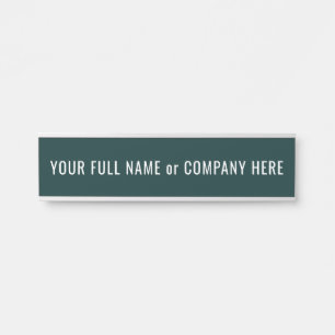 Porte-nom Pour Porte Porte de nom personnalisée Signer vos couleurs et
