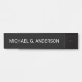 Porte-nom Pour Porte Professional Personalized Name (Devant)