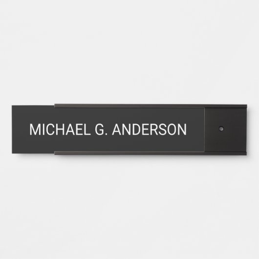 Porte-nom Pour Porte Professional Personalized Name (Devant)