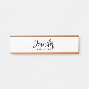 Porte-nom Pour Porte Professionnel élégant moderne minimaliste ajouter 