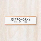 Porte-nom Pour Porte Professionnel personnalisé (Devant)