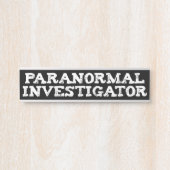 Porte-nom Pour Porte Recherche paranormale Chasse aux fantômes (Devant)