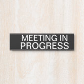 Porte-nom Pour Porte Réunion en cours (Devant)