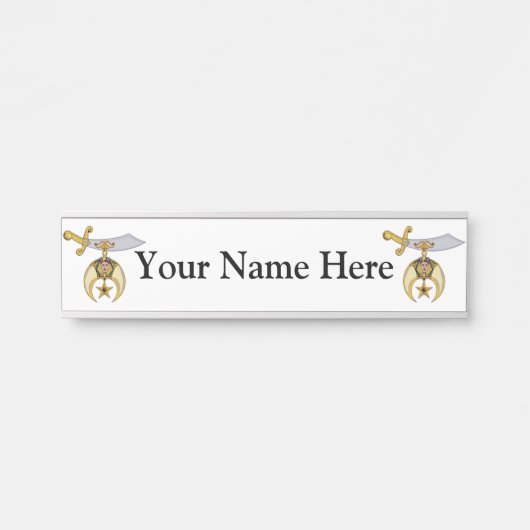 Porte-nom Pour Porte Rince (Devant)