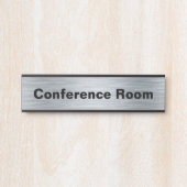 Porte-nom Pour Porte Salle de conférence (Devant)