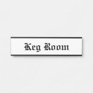 Porte-nom Pour Porte Salle de garde