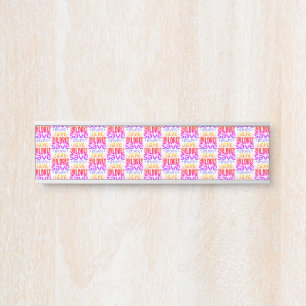 Porte-nom Pour Porte Sauver les enfants, sauver des vies