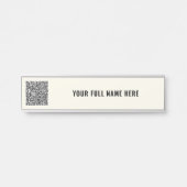 Porte-nom Pour Porte Signature de la porte du bureau d'affaires avec co (Devant)