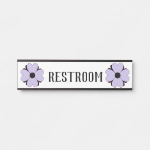 Porte-nom Pour Porte Signes de salle de bain Unisex - Panneau de toilet