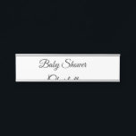 Porte-nom Pour Porte SIMPLE MINIMAL.CUTIE ADD NAME BABY baby shower Thr<br><div class="desc">Conception</div>